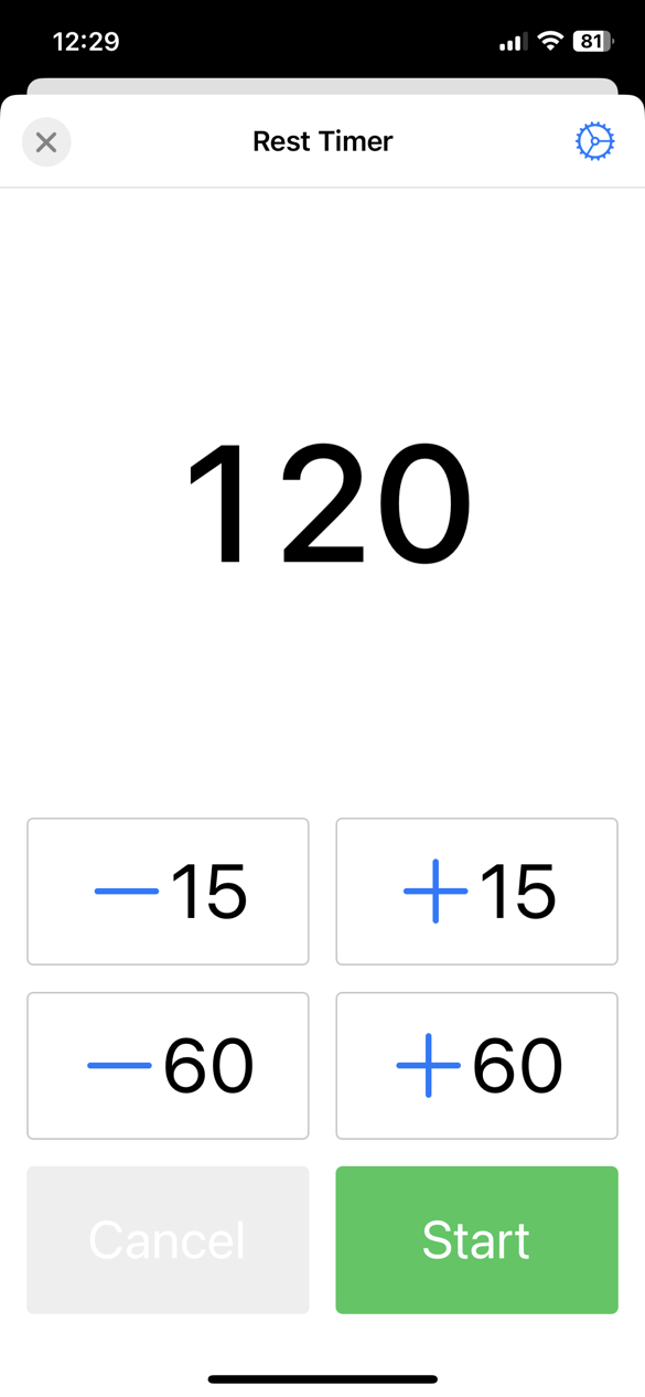 Rest Timer